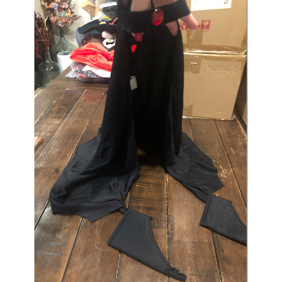 EUC Vintage Spider Witch Cape Hat Wrist Bundle Set Halloween Costume Accessories - Picture 8 of 11